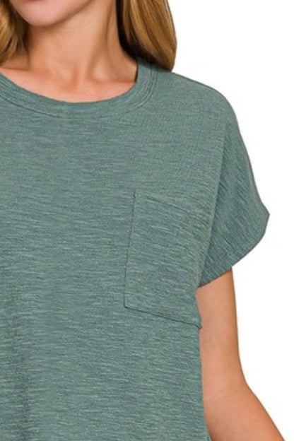Zenana Round Neck Short Sleeve T-Shirt