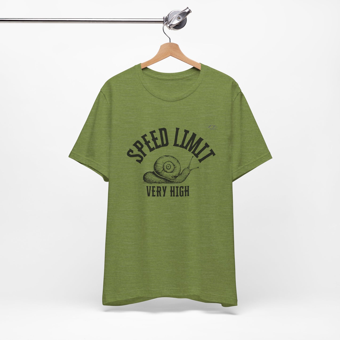 TS-091ML-24 Unisex Cute Snail T Shirt Slow And Steady Art