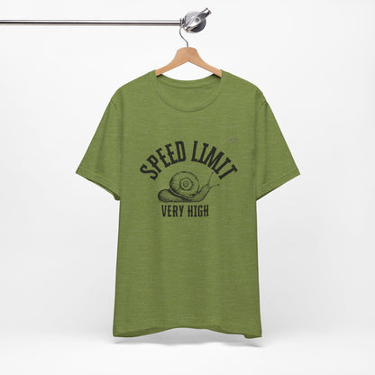TS-091ML-24 Unisex Cute Snail T Shirt Slow And Steady Art