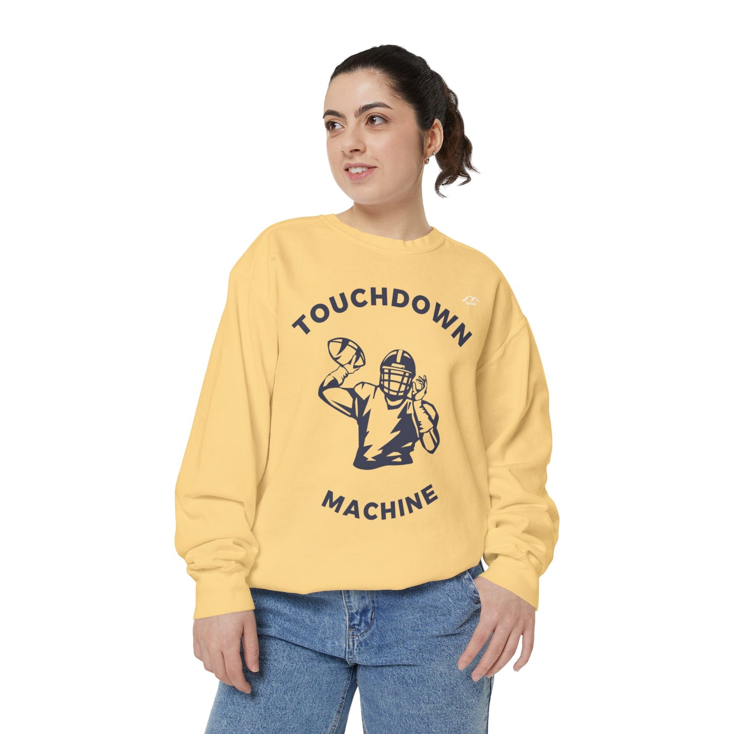 SW-117ML-24 Unisex Garment-Dyed Sweatshirt long sleeve sweat shirt for Football Rugby lovers