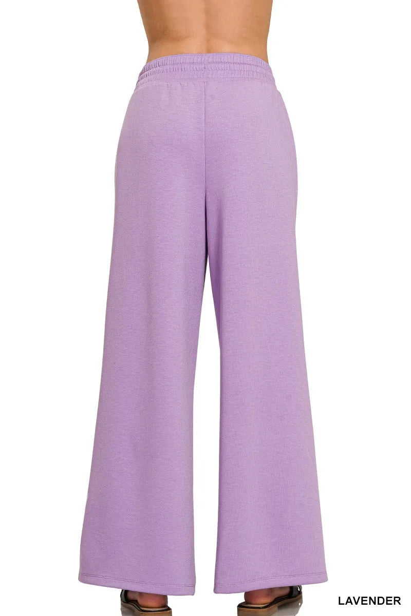 Zenana Scuba Drawstring Pants