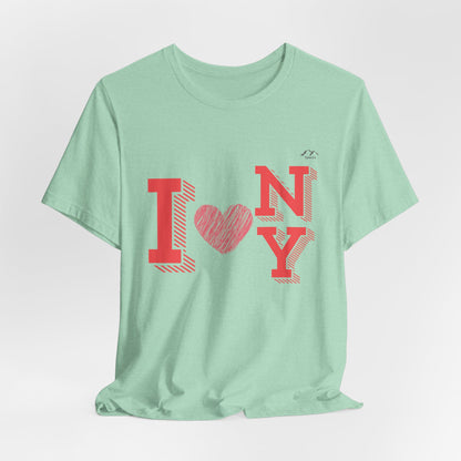 TS-080ML-24 I Love NY Newyork T Shirt Gift