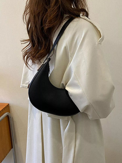Minimalist Crescent Shoulder Bag