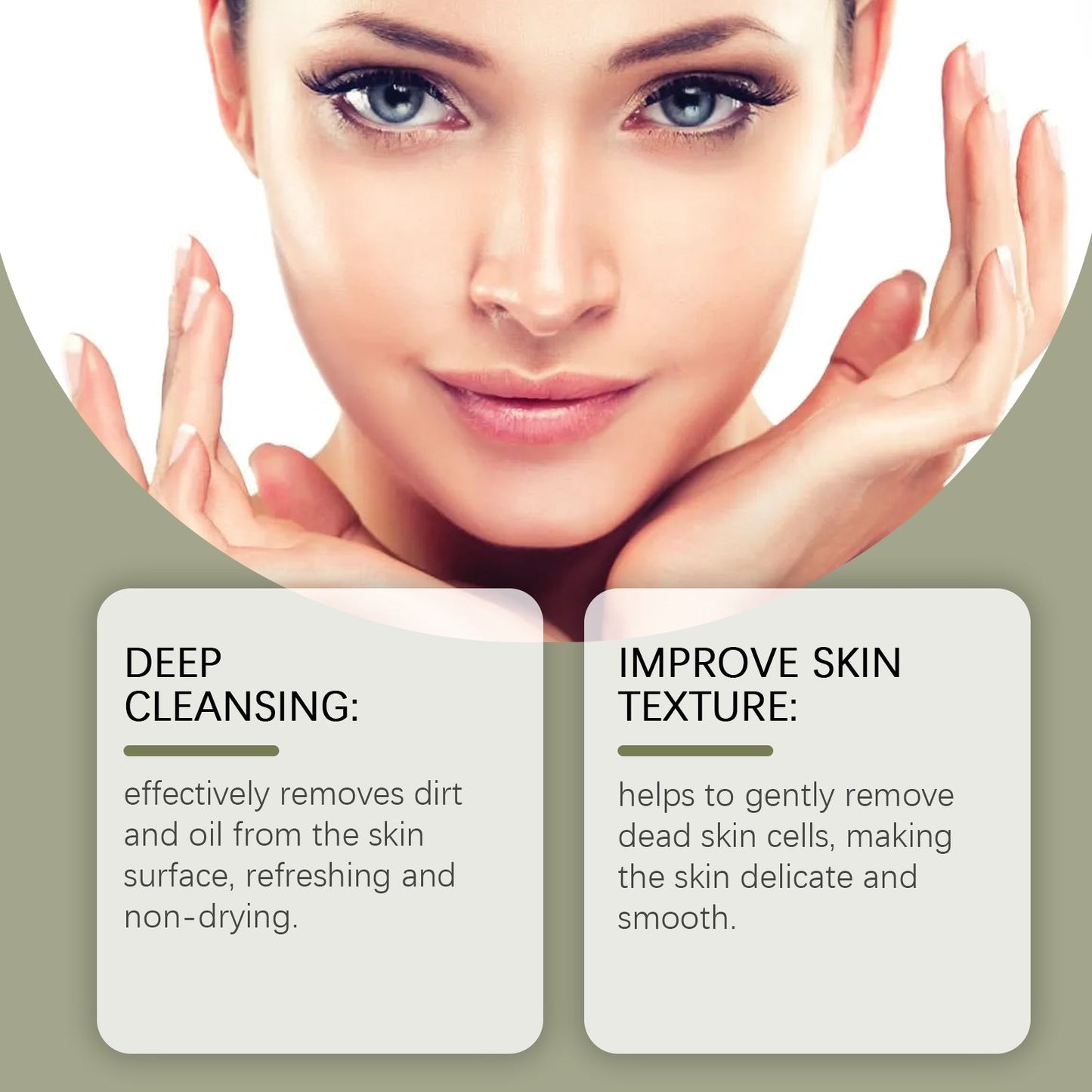 Hoygi Firming Cleaning Mud Mask, Gentle Ingredients Moisturize and Moisturize Cleansing Facial Skin Exfoliating Mud Mask
