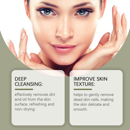Hoygi Firming Cleaning Mud Mask, Gentle Ingredients Moisturize and Moisturize Cleansing Facial Skin Exfoliating Mud Mask