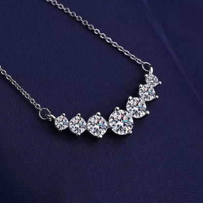 2.8 Carat Moissanite 925 Sterling Silver Necklace