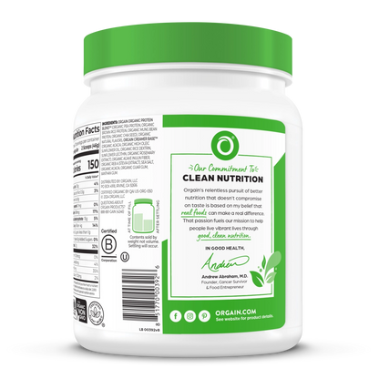 Orgain Organic Plant-Based Protein Powder - Sweet Vanilla Bean (2.03 Lbs)