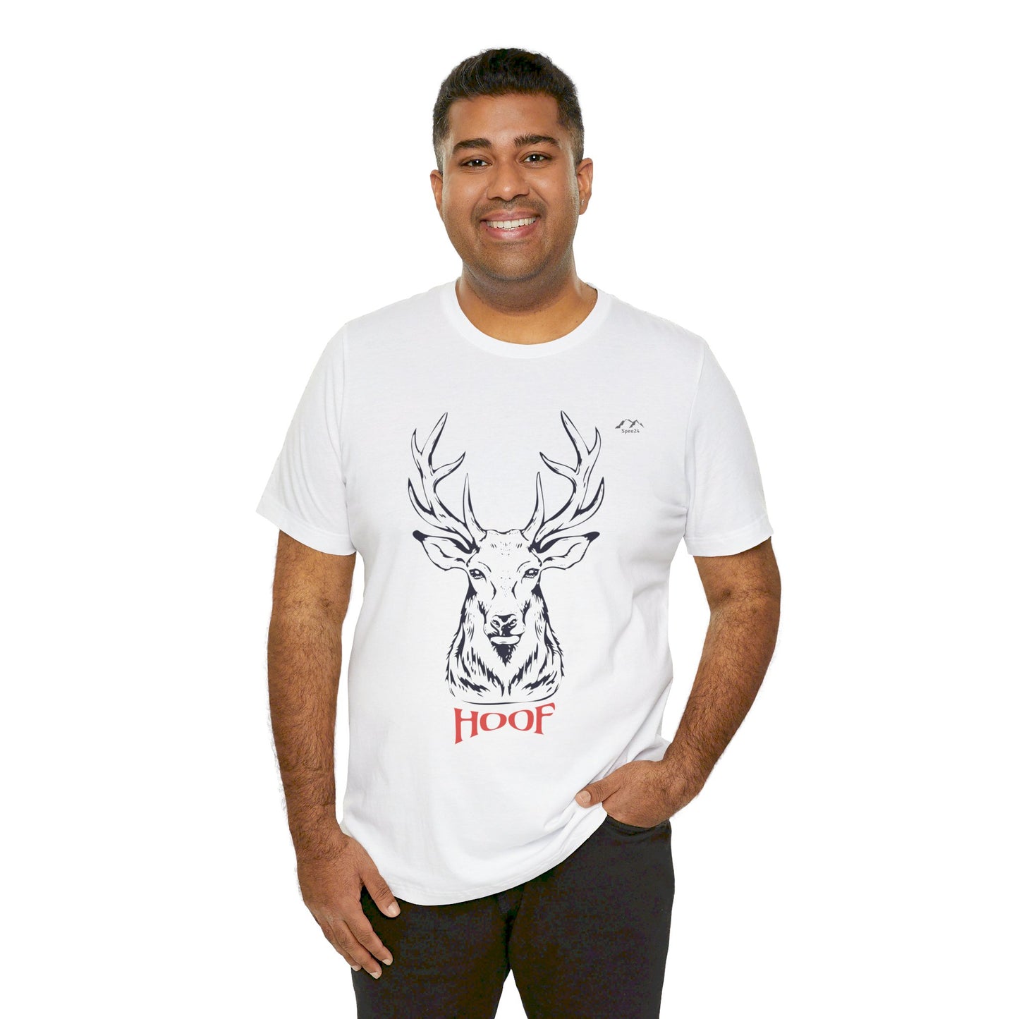 TS-032ML-24 Mule Deer T-Shirt Wildlife Art Mule Deer Design