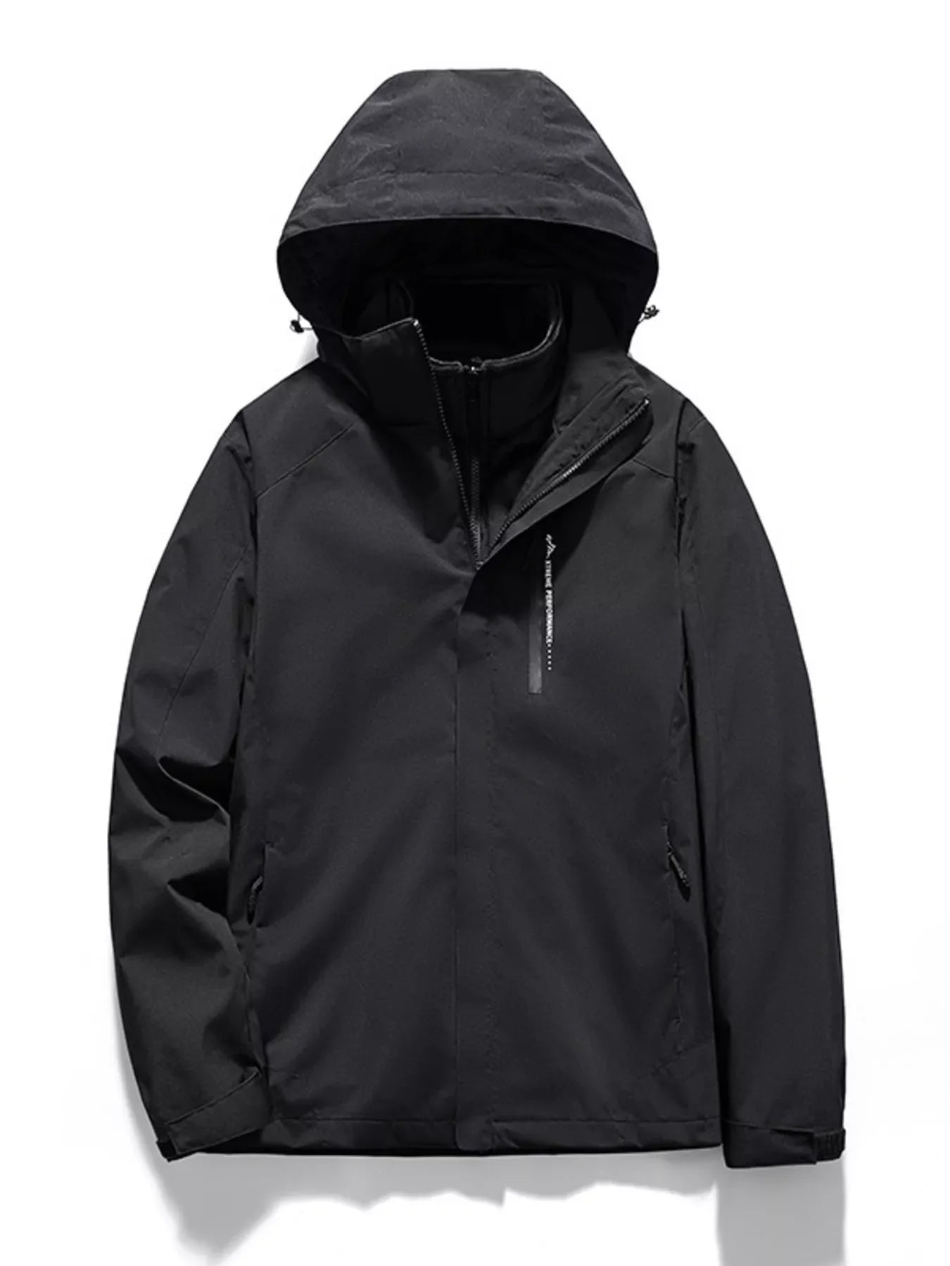 Men's Plus Size Hooded Windproof Outdoor Jacket
