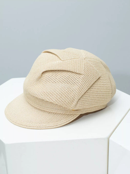 Lightweight Woven Newsboy Cap