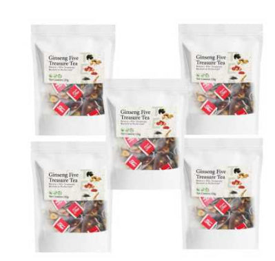 Ginseng Wubao Tea Healthy Nutrition Easy To Carry