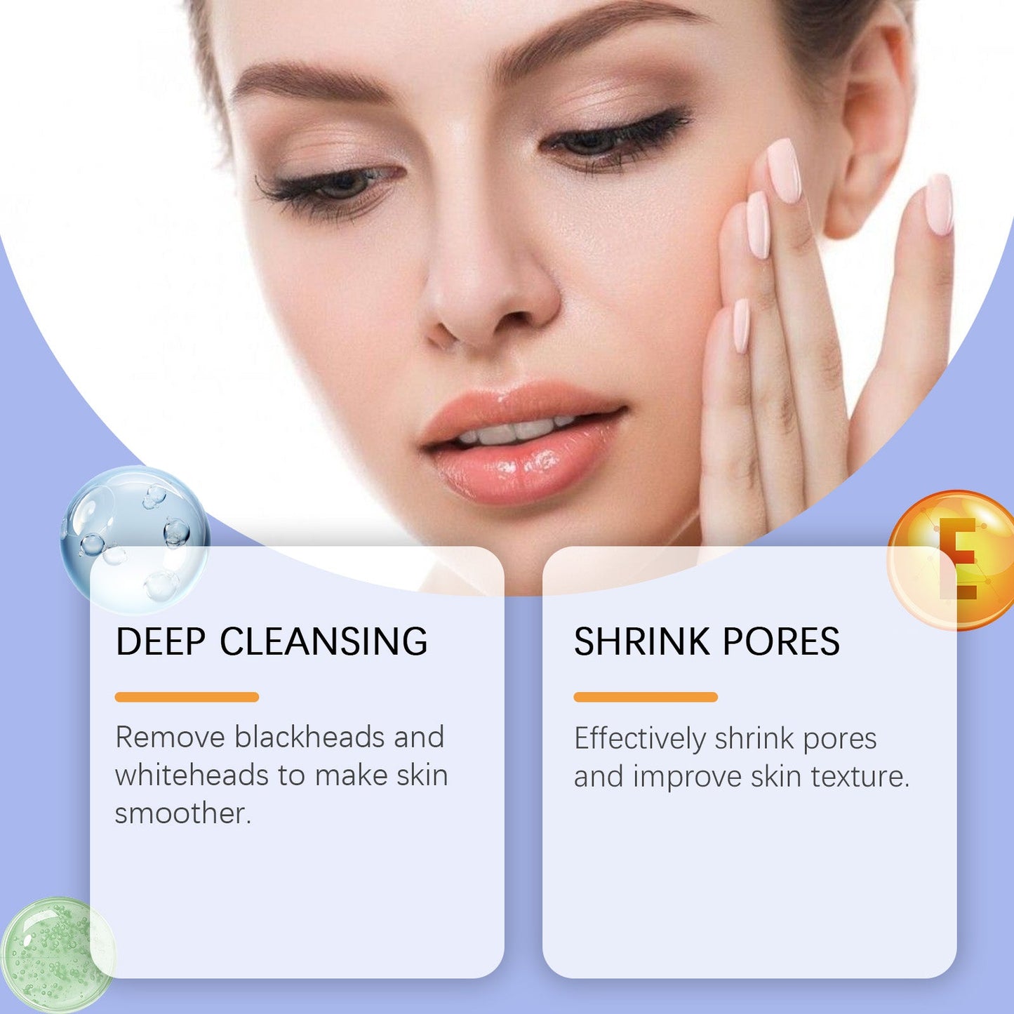 West&Month Blackheads Smear Mud Mask, Clean Oil Control Facial Keratin Blackheads Reduce Acne Clean Mud Mask