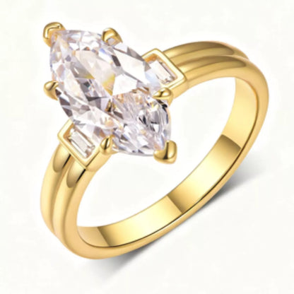 3 Carat Moissanite 925 Sterling Silver Ring