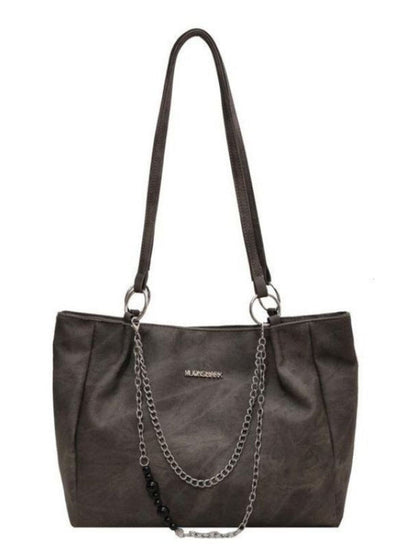 Chain Decor Shoulder Bag