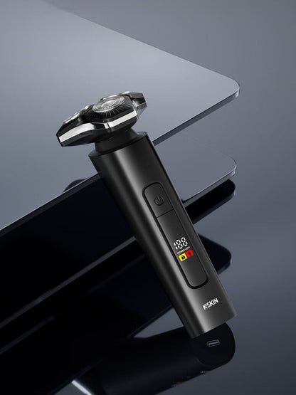 3D Rotary Electric Shaver with LED Display