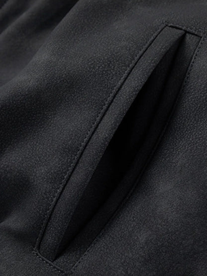 Men's Zip Up Letter Graphic Bomber Jacket