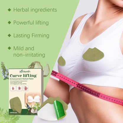 Ximonth Herbal Lift And Firming Chest Patch Lifts The Line Of Your Chest With A Traceless, Invisible Anti-Sagging Herbal Treatment Patch