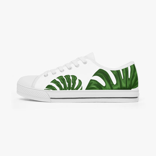 SHO-015W-24 Classic Low-Top Canvas Shoes - White