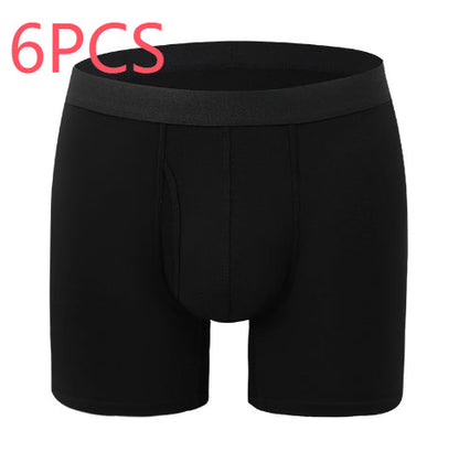 Extended Men's Underwear Bamboo Fiber Sports Breathable Mid Waist