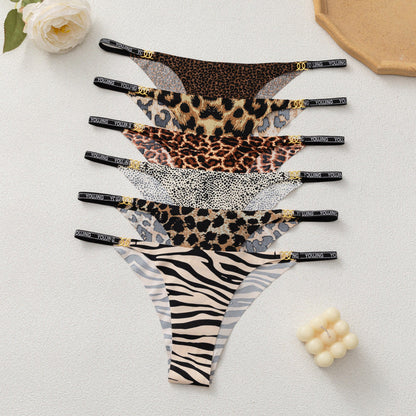 Thin-strapped Sheer European And American Womens Panties