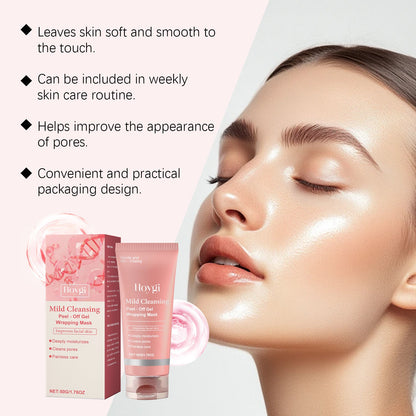 Hoygi Moisturizing Nourishing Peel-Off Mask, Moderate Water Embellish Smooth Firming Skin As Soft Facial Skin Mask