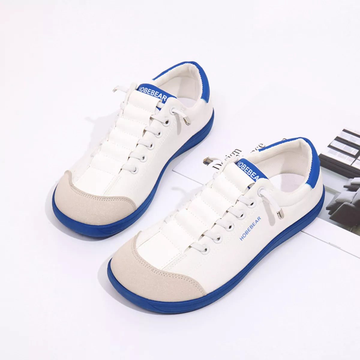 Contrast Lace Up Sneakers