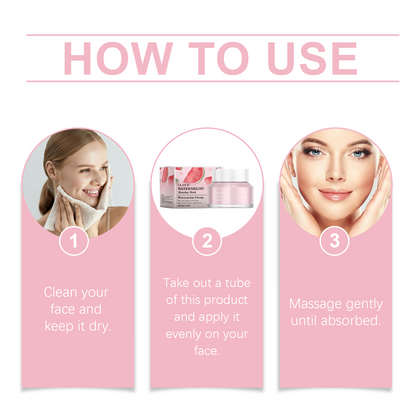 OUHOE Watermelon Sleeping Mask, Hydrates, Moisturizes, Brightens And Deeply Cleanses Pores