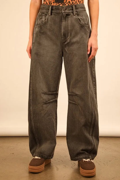 VERY J Wide Leg Comfy Jeans