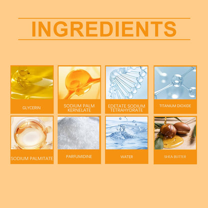 OUHOE Clean The Body Soap, Deeply Clean The Skin Moisturizing Soap Fragrance Rich Foam Body Care