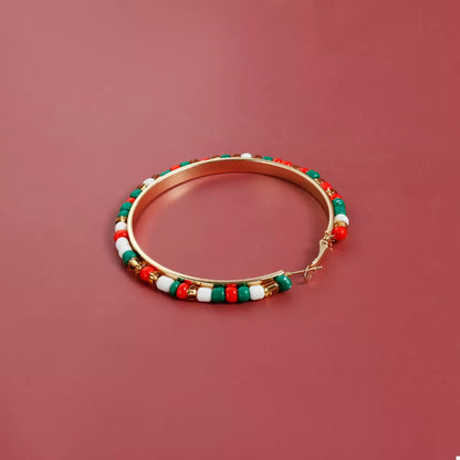 18K Gold-Plated Hoop Earrings