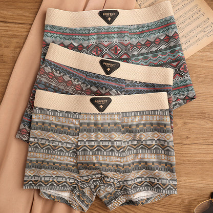 Men's Sports Trendy Underwear Breathable Antibacterial Boxer Shorts