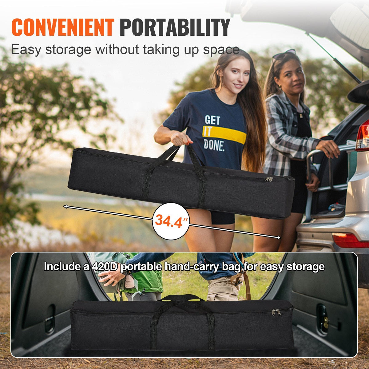 Projector Screen With Stand, 120 Inch 16:9 4K 1080 HD Outdoor Movie Screen With Stand, Wrinkle-Free Projection Screen With Tripods And Carry Bag, For Home Theater Cinema Backyard Movie Night