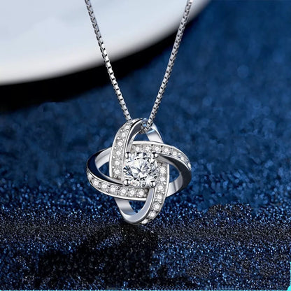 1 Carat Moissanite 925 Sterling Silver Pendant Necklace