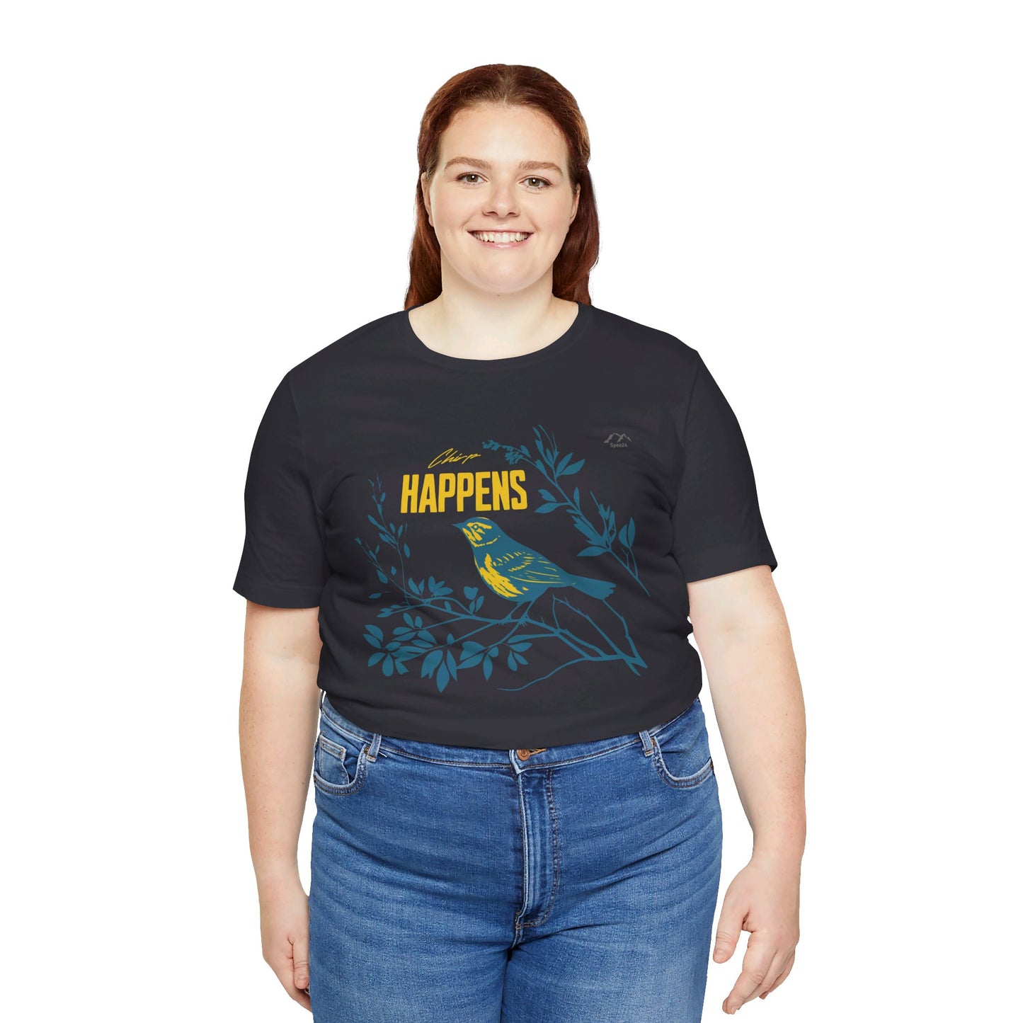 TS-031ML-24 Bird Lover Sparrow Art T Shirt