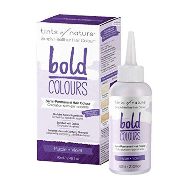 Tints of Nature Purple Semi-Permanent Hair Color, 2.46 Fl Oz