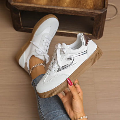 Lace Up Platform Sneakers