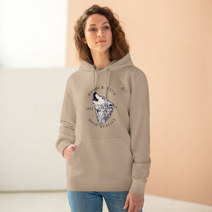 HD-052ML-24 Howling Wolf Hoodie Wolf Art Wilderness Howl Design