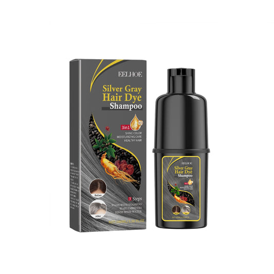 Black Hair Dye Shampoo Silver Gray