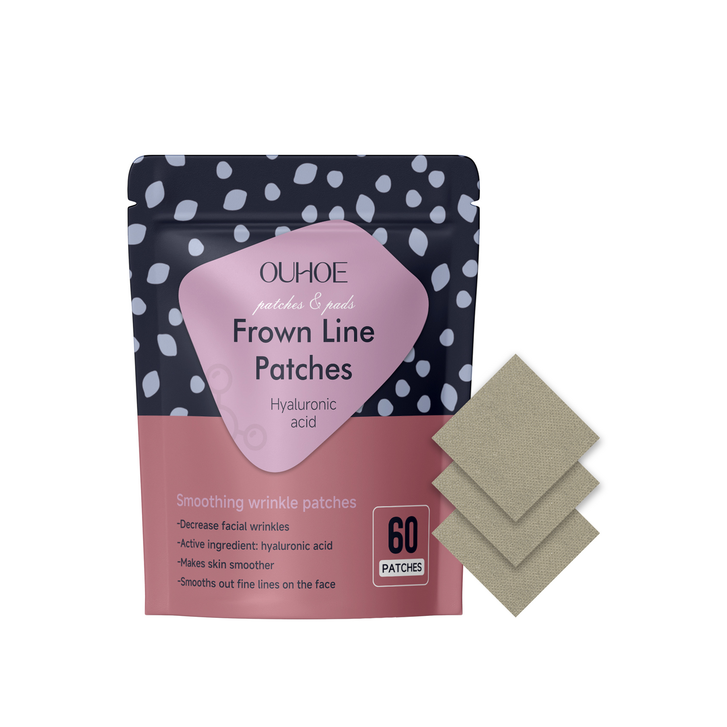 OUHOE Face Patch, Reduces Fine Lines On The Face With Eye Lines Facial Skin Moisturizing Care Patch