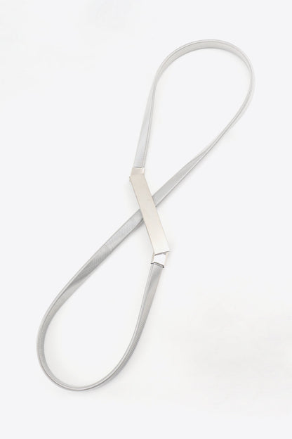 Elastic Iron Skinny Belt