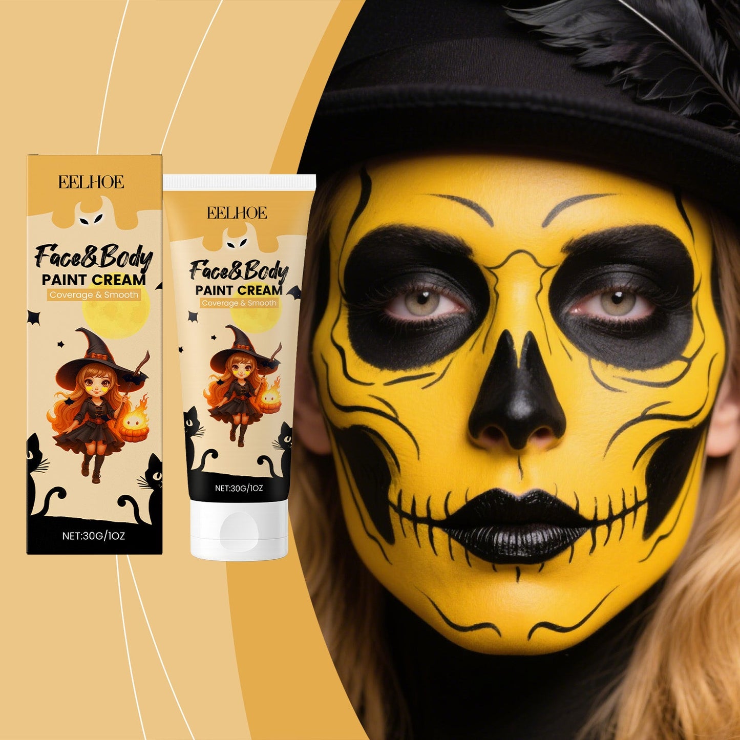 Halloween Face And Body Paint Cream 30g