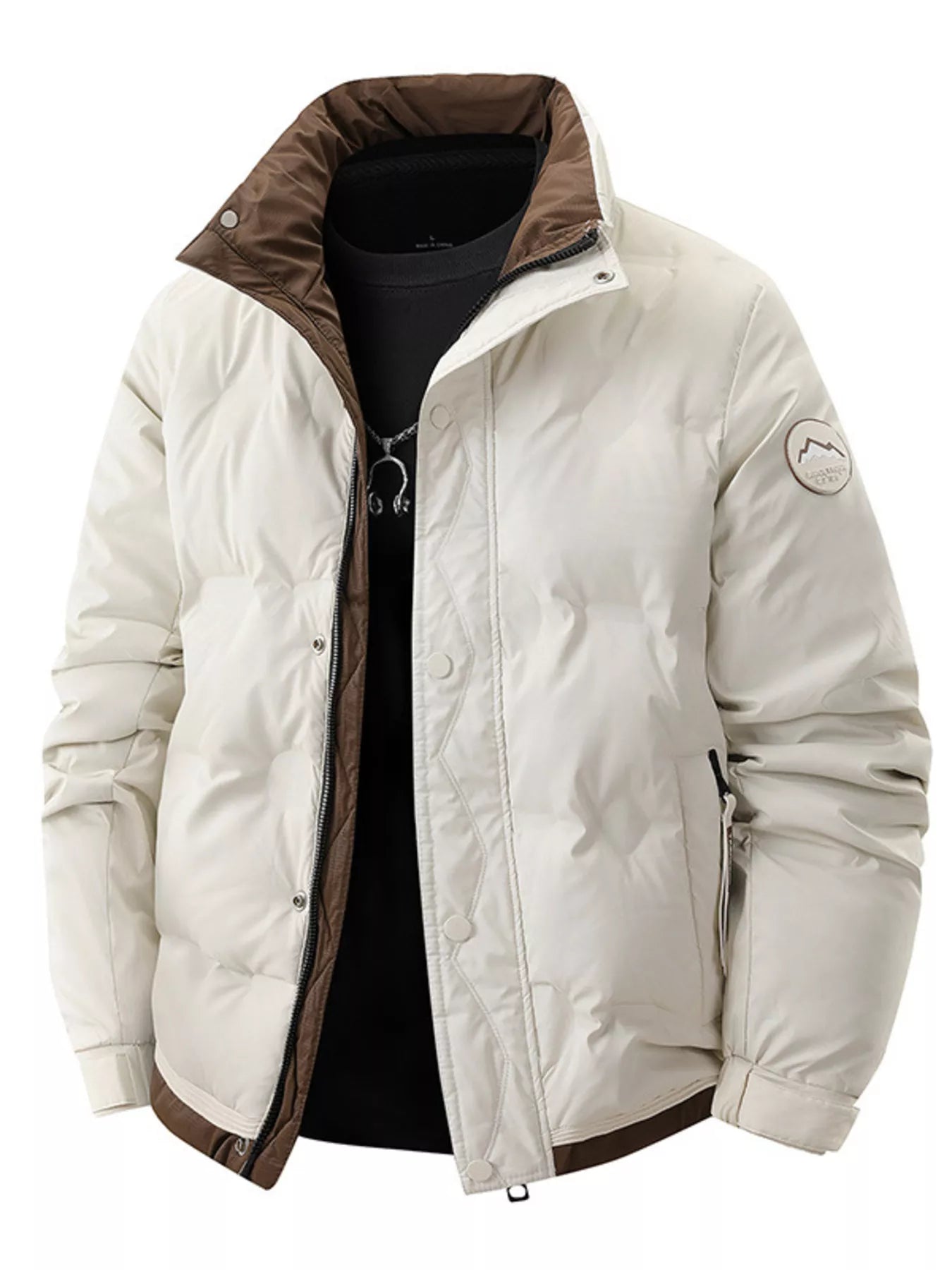 Men's Plus Size Warm Padded Lightweight Coat