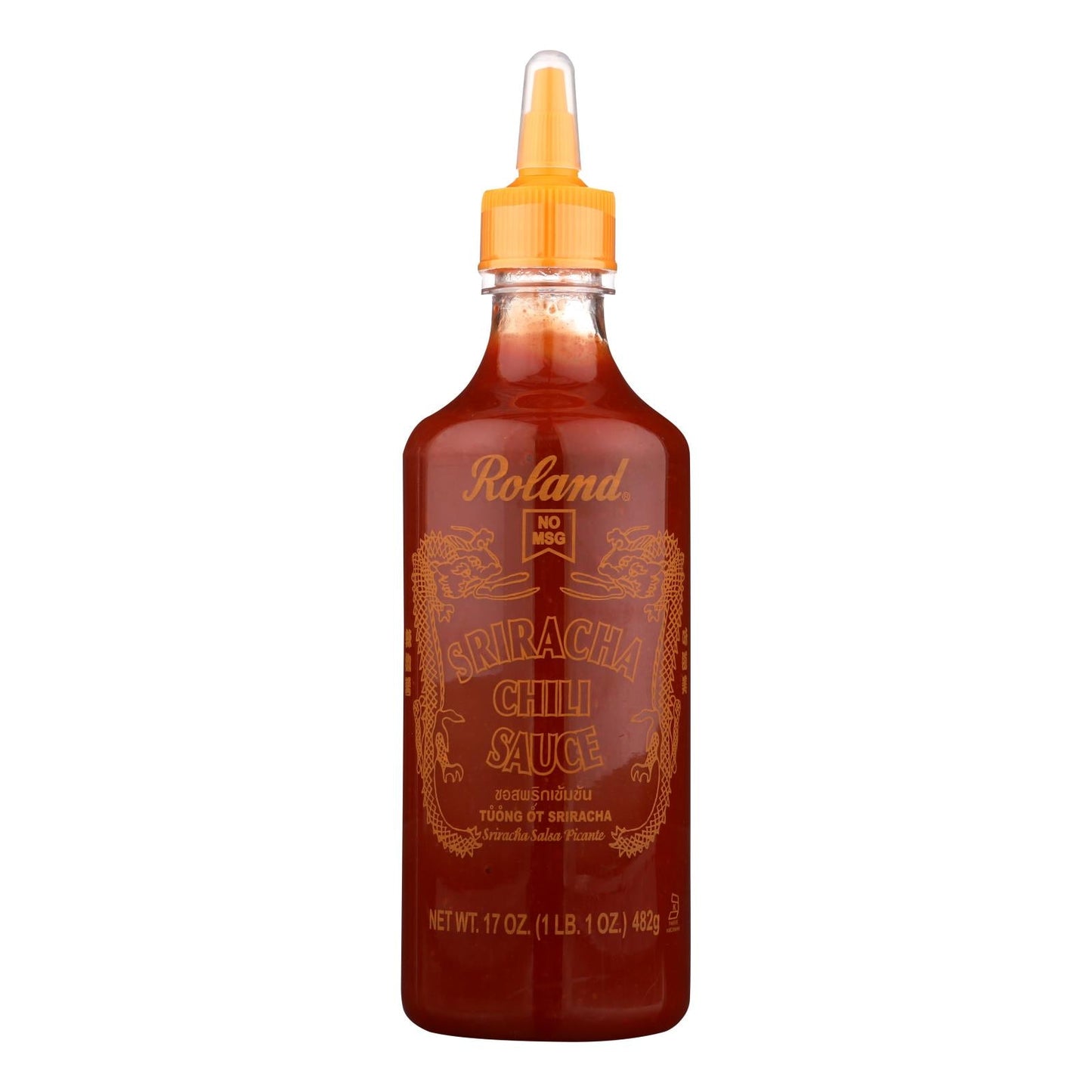 Roland Spicy Sriracha Chili Sauce (Pack of 12 - 17 Oz Each)