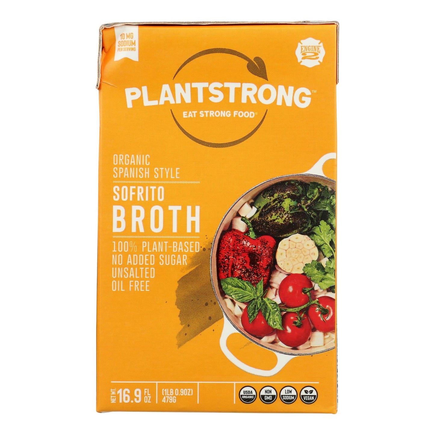PlantStrong | Brth Spnsh Styl Sfrtos | 6 Bottles x 16.9 Fl Oz