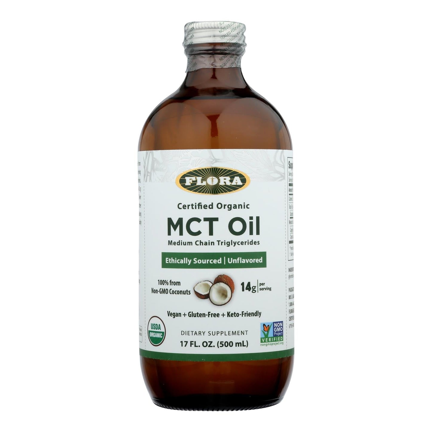 Flora MCT Oil, 17 Fl oz