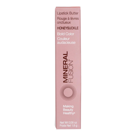 Mineral Fusion Moisturizing Lipstick Butter in Honeysuckle - 0.6 Oz