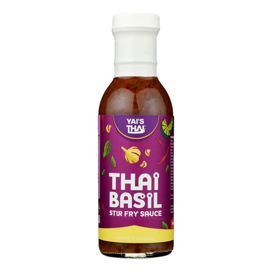 Yai's Thai Sauce Thai Basil, 12 Fl Oz (Pack of 6)