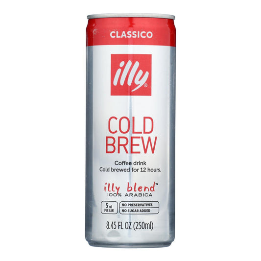 Illy Caffe Cold Brew Coffee Drink - 8.45 Fl Oz (Pack of 12)
