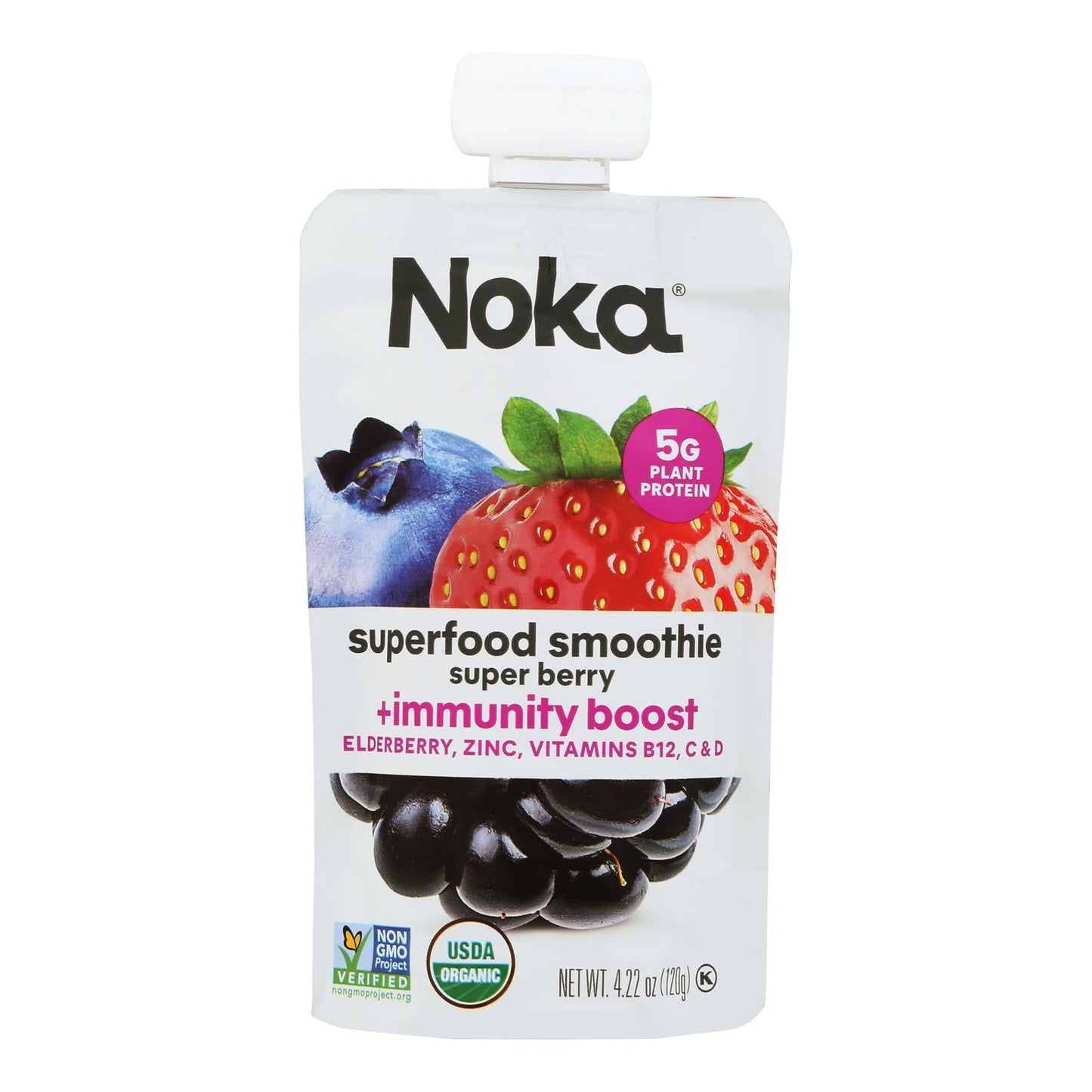 Noka Smthi Spf Super Berry (Pack of 6 - 4.22 Oz)