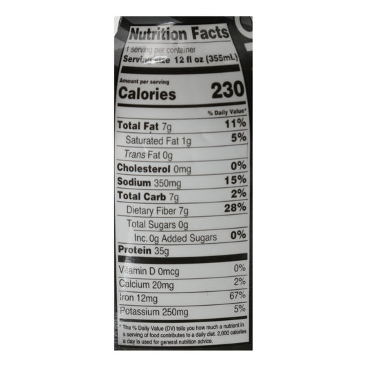 Only What You Need - Plant Protein Dark Chocolate Elite (12-12 Ounces)